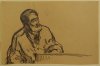 1925-1926 ca. - L'ultima cena  (studio di apostolo con seduto)